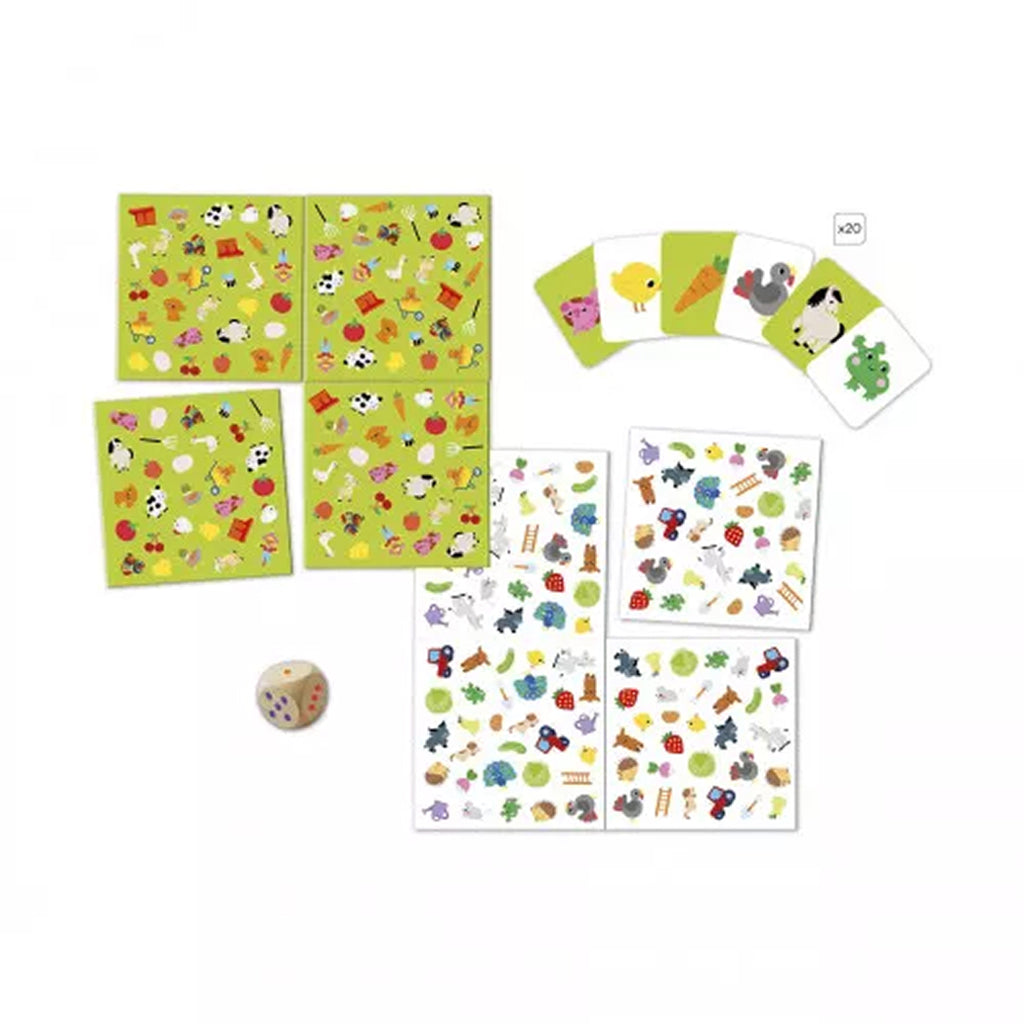 Janod Seek &amp; Find, The Farm - Observation Game