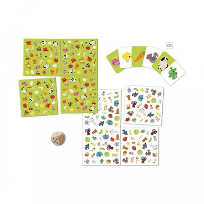 Janod Seek &amp; Find, The Farm - Observation Game