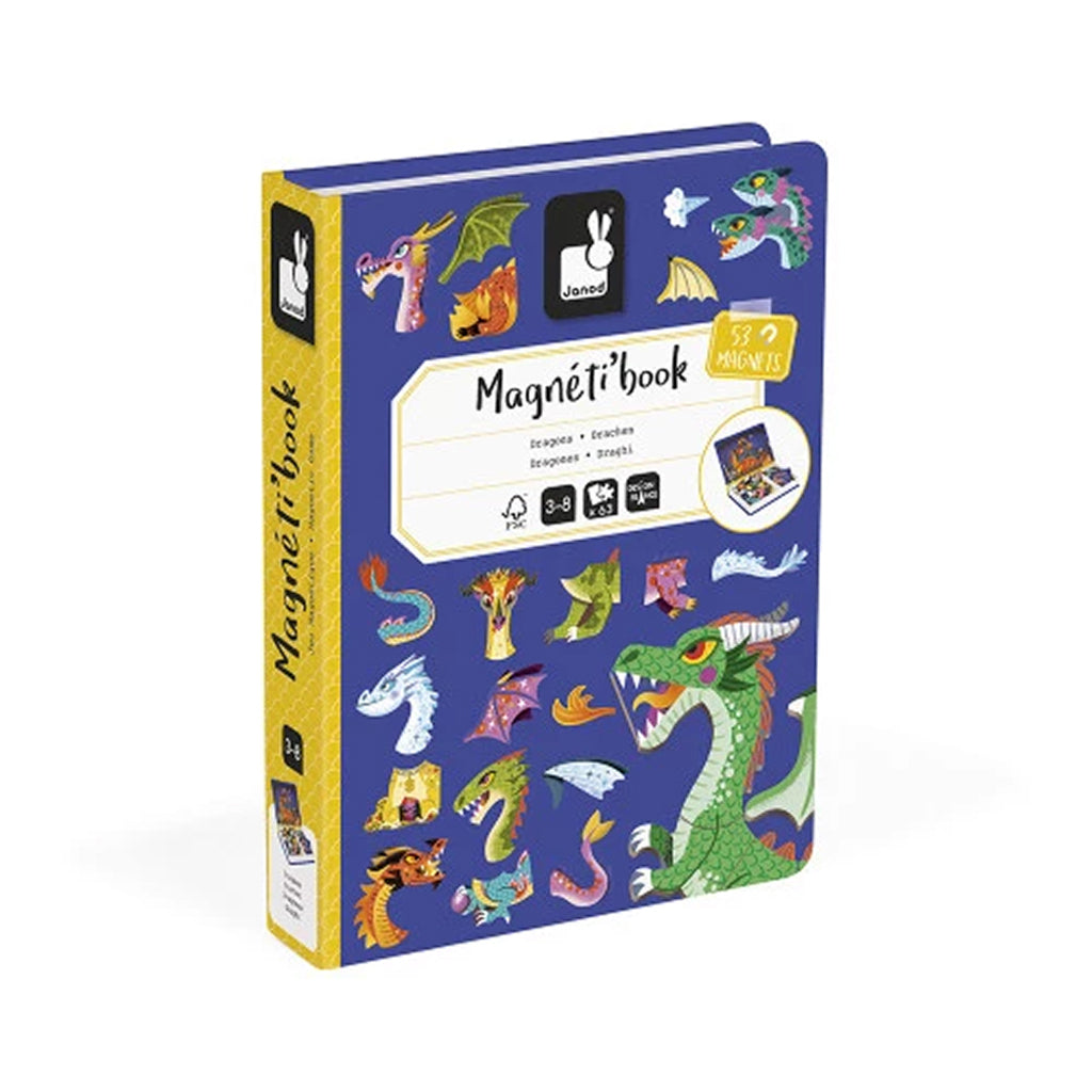 Janod Magnet Book, 53 Pieces – Dragons