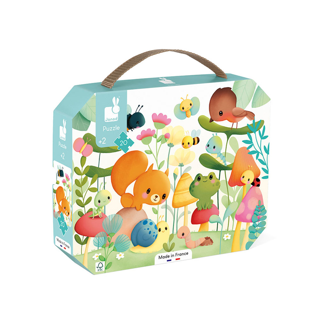 Janod Puzzle Garden Friends, 20 Pieces
