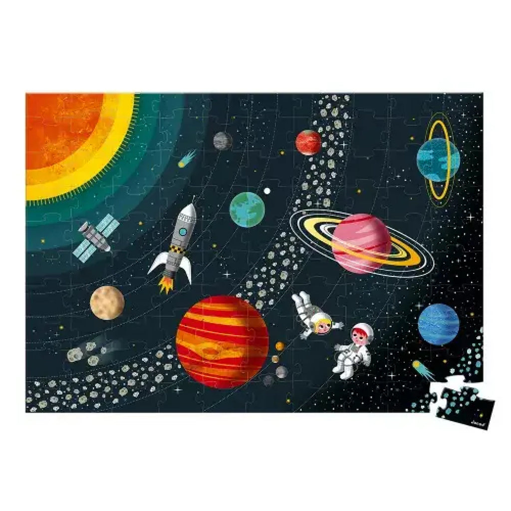Janod Educational Puzzle – The Solar System, 100 Pieces