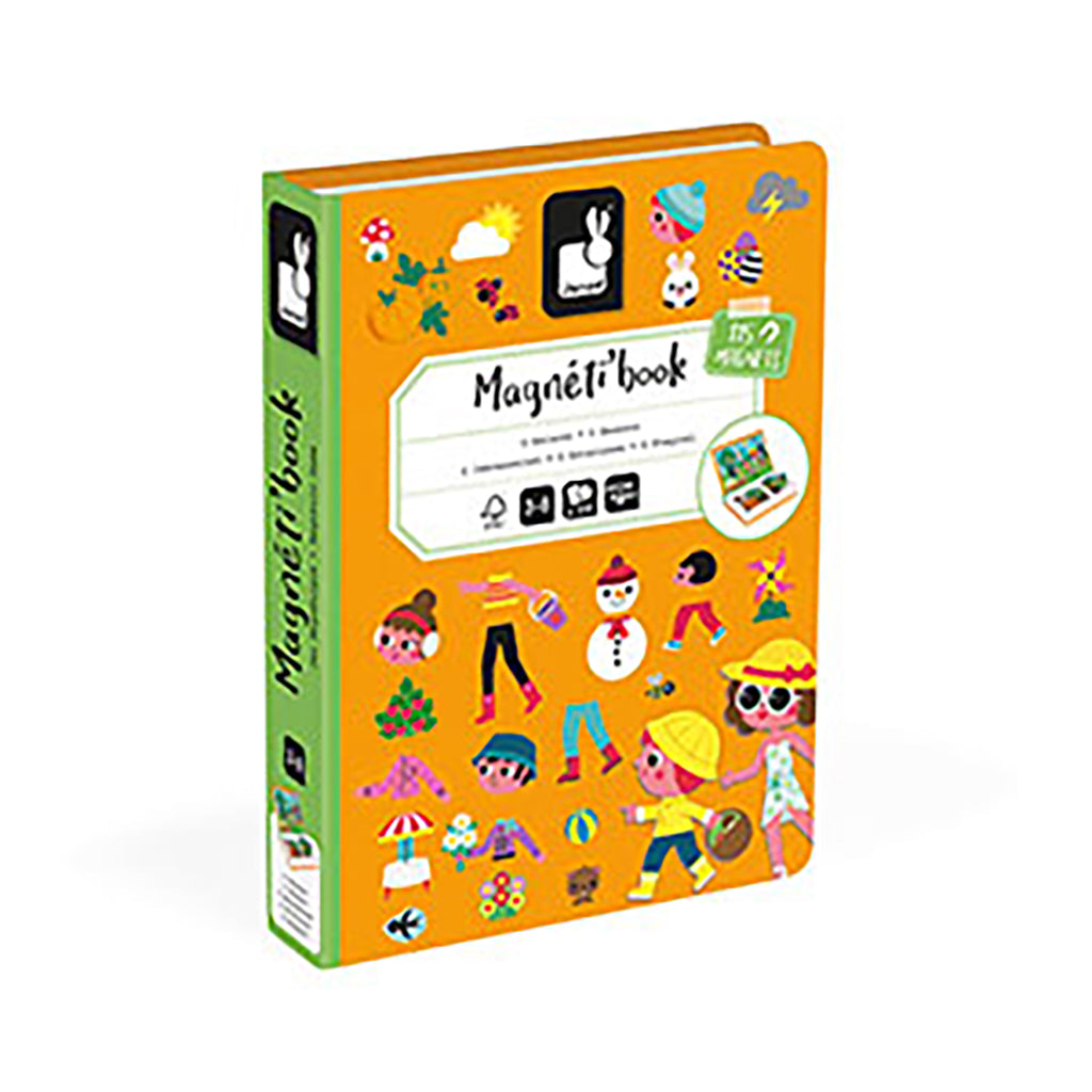 Janod Magnetic Book, 115 Magnets – The Four Seasons