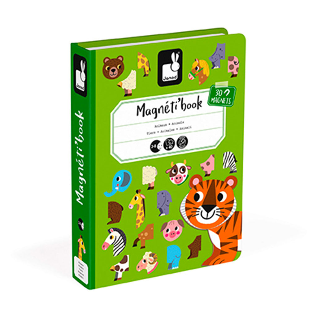 Janod Magnet Book, 30 pcs. Animals