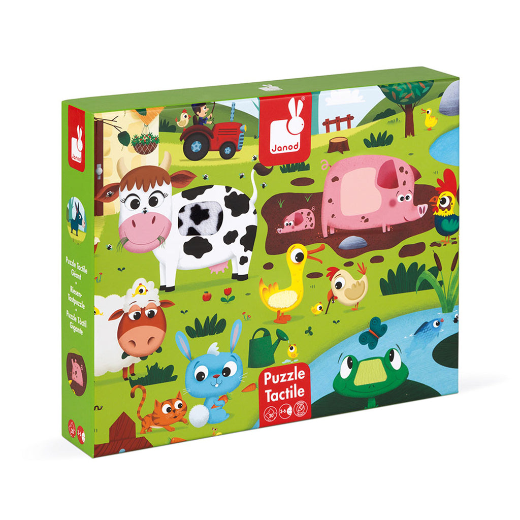 Janod Farmyard Animals Puzzle, 20 Pieces