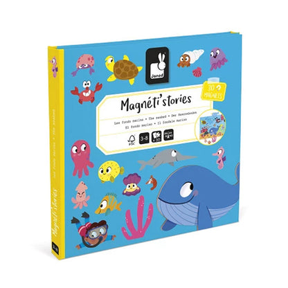 Janod Magnet Book, 30 pcs. Underwater Adventure