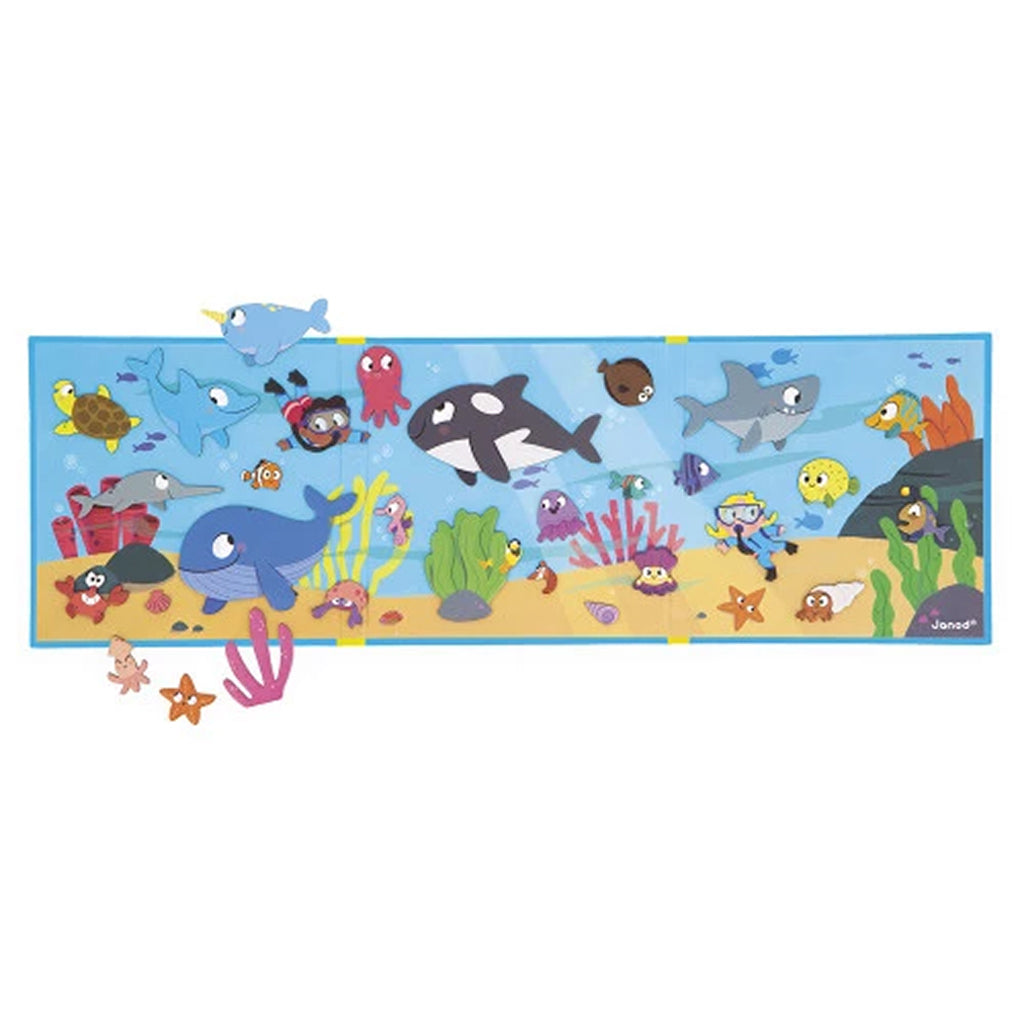 Janod Magnet Book, 30 pcs. Underwater Adventure