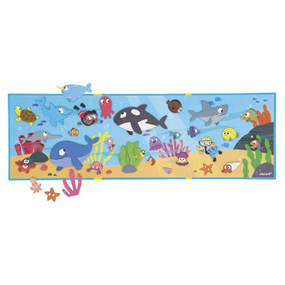 Janod Magnet Book, 30 pcs. Underwater Adventure
