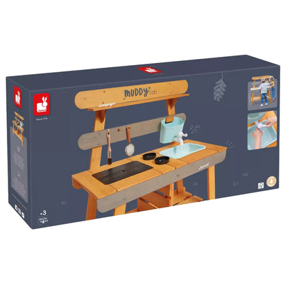 Janod Outdoor Kitchen, Mud Kitchen for Outdoor Use