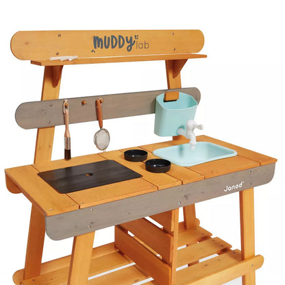 Janod Outdoor Kitchen, Mud Kitchen for Outdoor Use