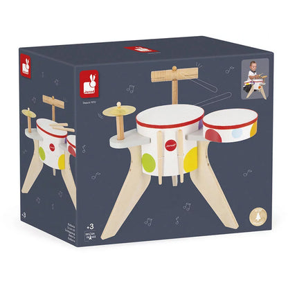 Janod Drum Set – Confetti