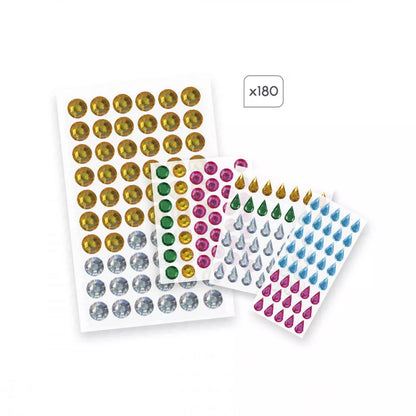 Janod Sticker Mosaic, Large Rhinestones