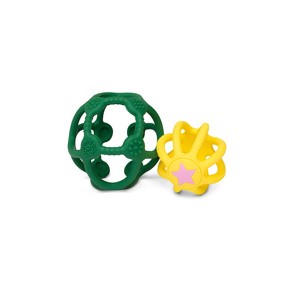 Little L, Sensory Balls, Green and Yellow