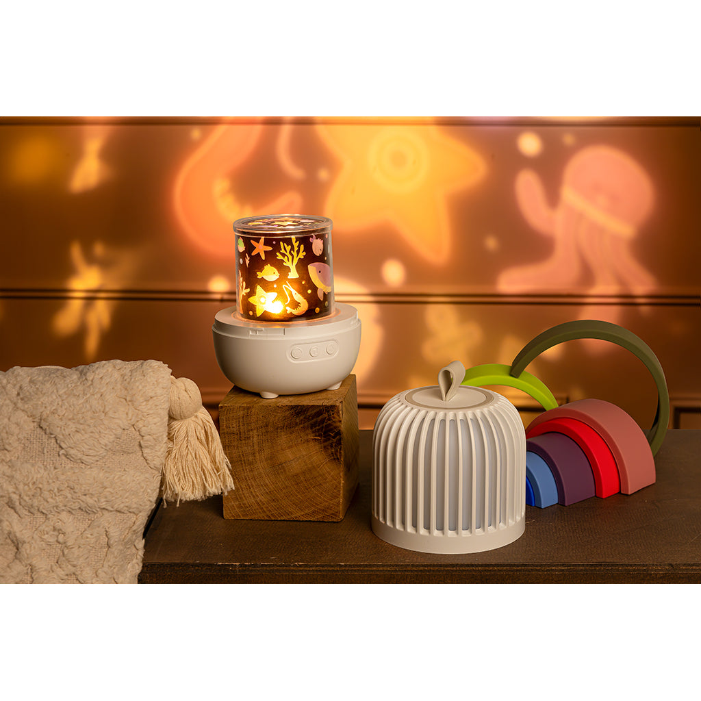 Little L Silicone Baby Toy, Rainbow - Shades of Green, Pink, and Blue