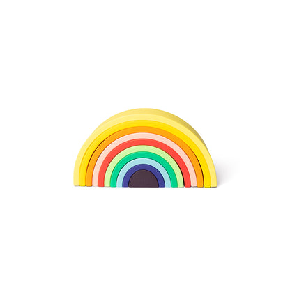 Little L, Silicone Baby Toy, Colorful Rainbow