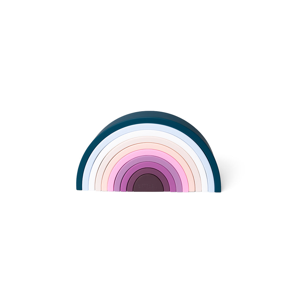 Little L Silicone Baby Toy in Shades of Purple