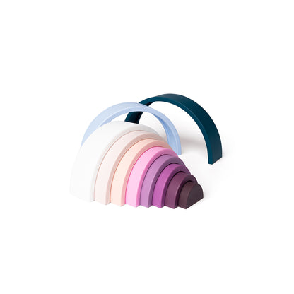 Little L Silicone Baby Toy in Shades of Purple