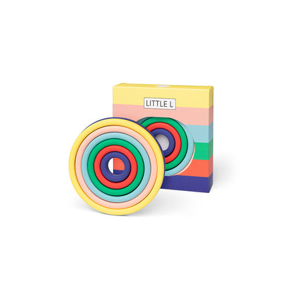 Little L, Baby Toy, Activity Rings - Vibrant Colors