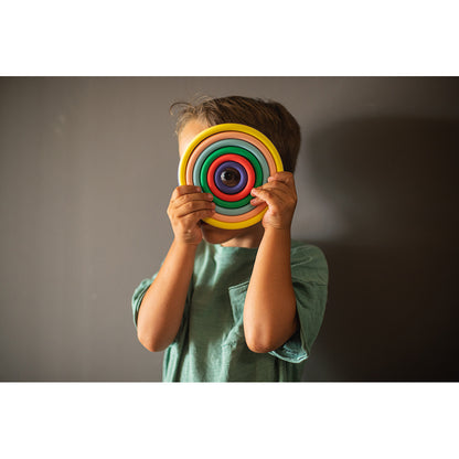 Little L, Baby Toy, Activity Rings - Vibrant Colors