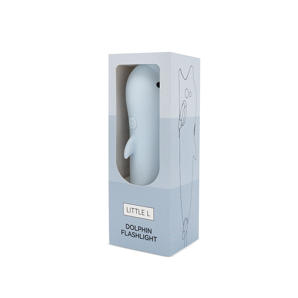 Little L, Silicone Flashlight - Dolphin