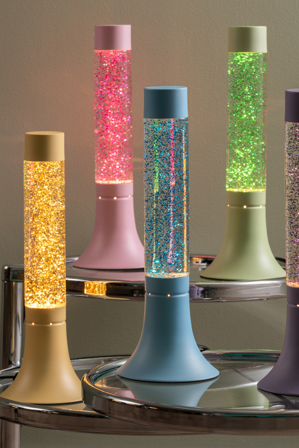 Leitmotiv Astro Glitter Lamp, Soft Purple
