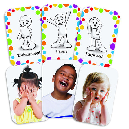 Explore Emotions and Body Language - Activity Set with Figures
