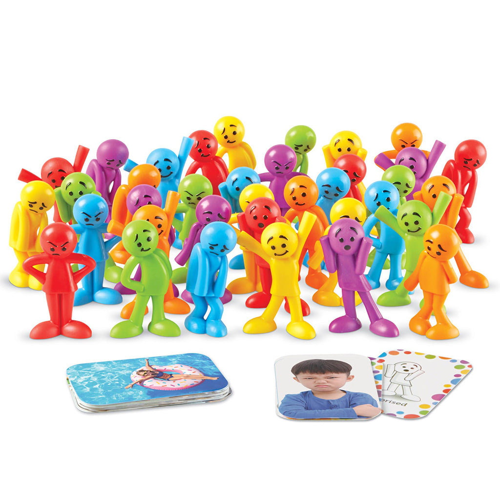Explore Emotions and Body Language - Activity Set with Figures