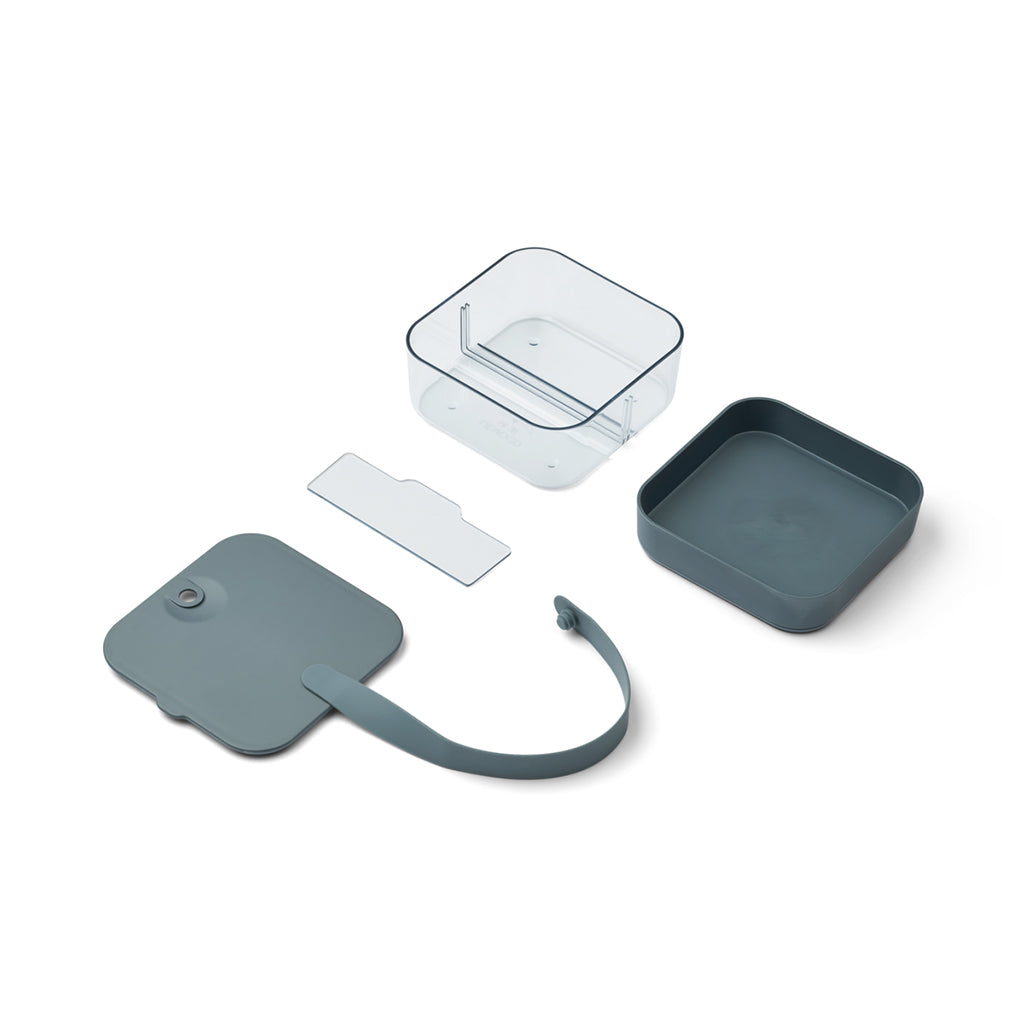 Liewood Amandline Bento Lunch Box, Sea Blue / Whale Blue