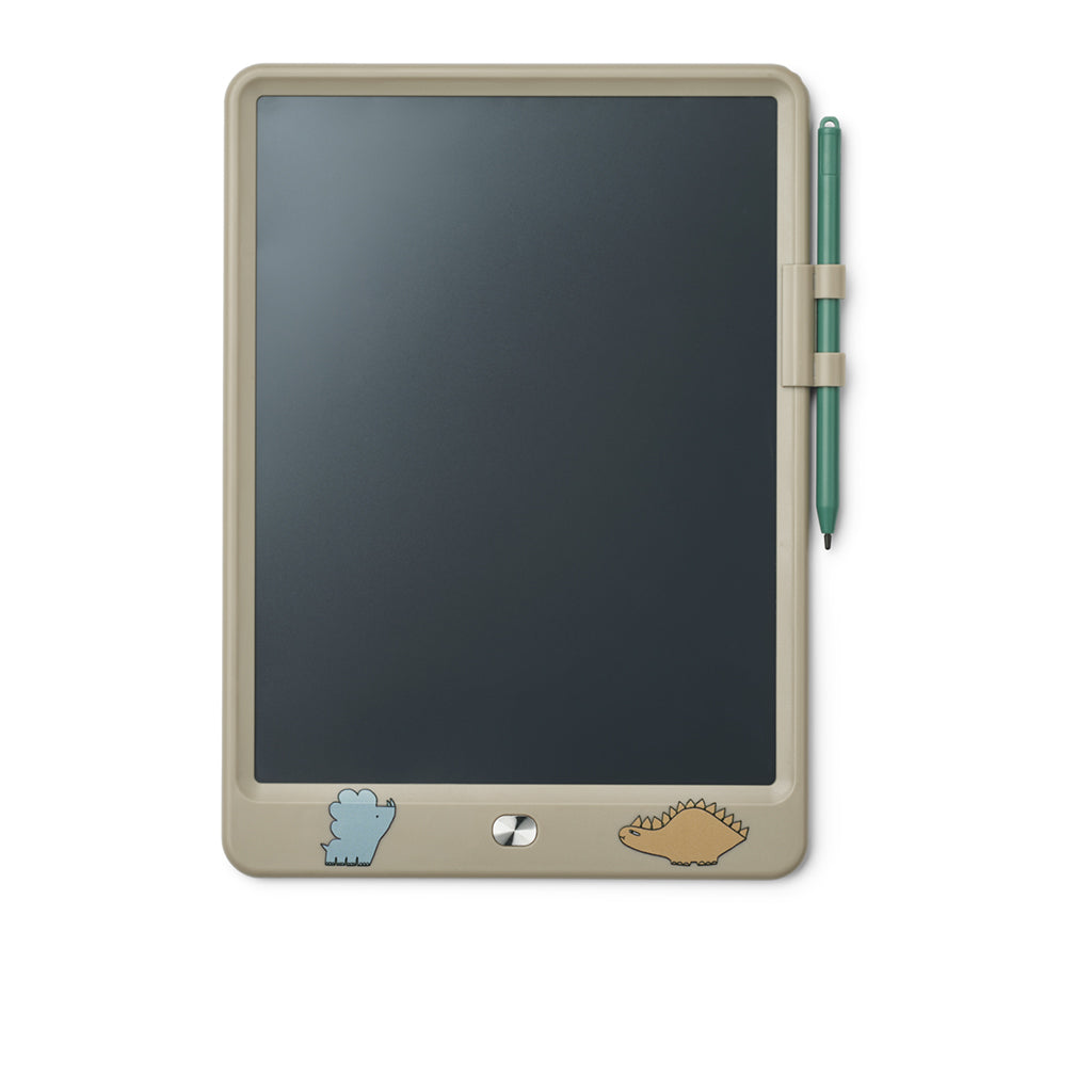 Liewood Zora Drawing Tablet with LCD Screen, Dinosaurs/Mist