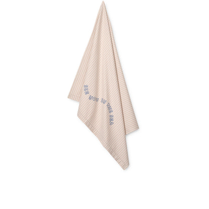 Liewood Paige Beach Towel, Stripe Sorbet Rose / Creme de la Creme