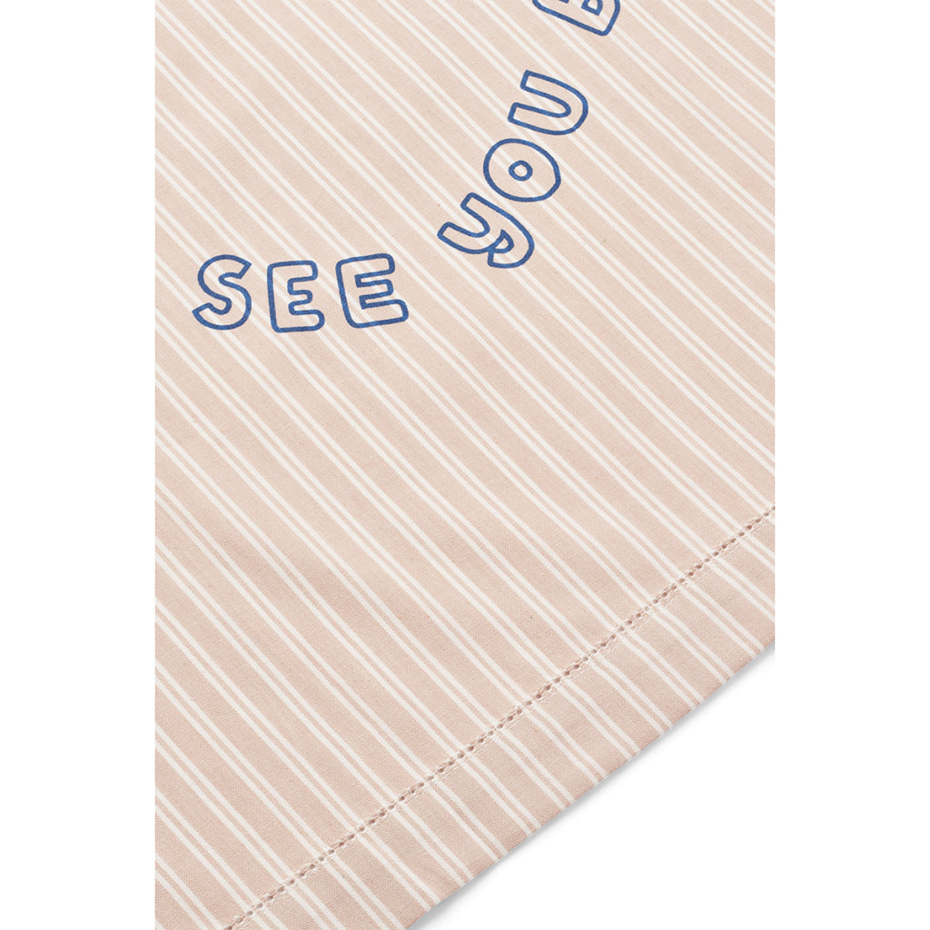 Liewood Paige Beach Towel, Stripe Sorbet Rose / Creme de la Creme