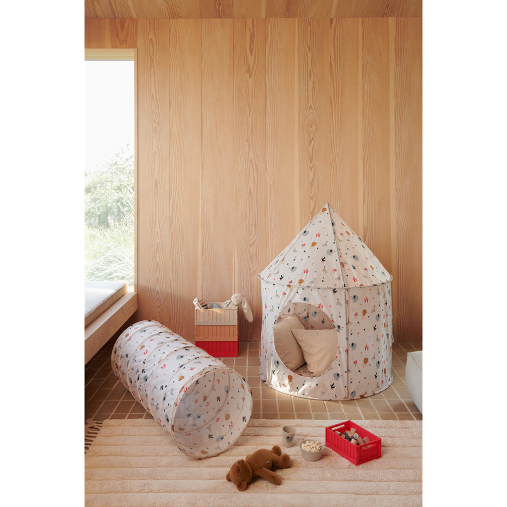 Liewood Emmanuel Pop-Up Play Tunnel - Peach/Sea Shell