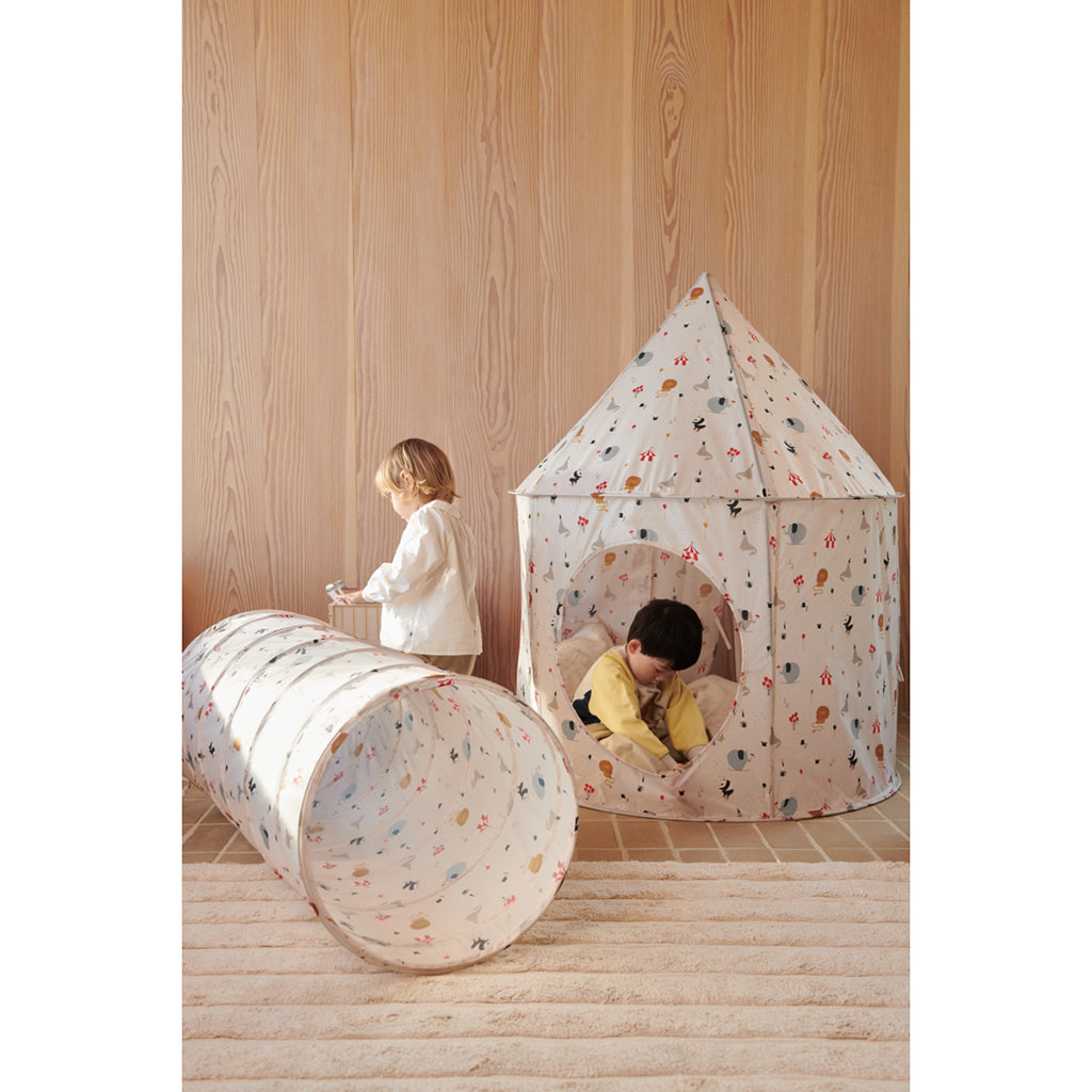 Liewood Emmanuel Pop-Up Play Tunnel - Peach/Sea Shell