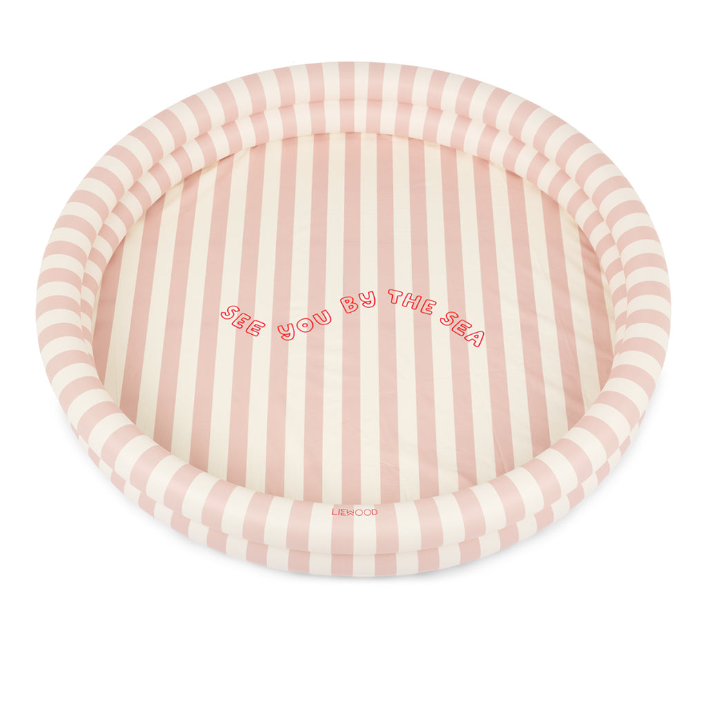 Liewood Jean Pool, Ø: 120 cm - See You by the Sea/Stripe Sorbet Rose