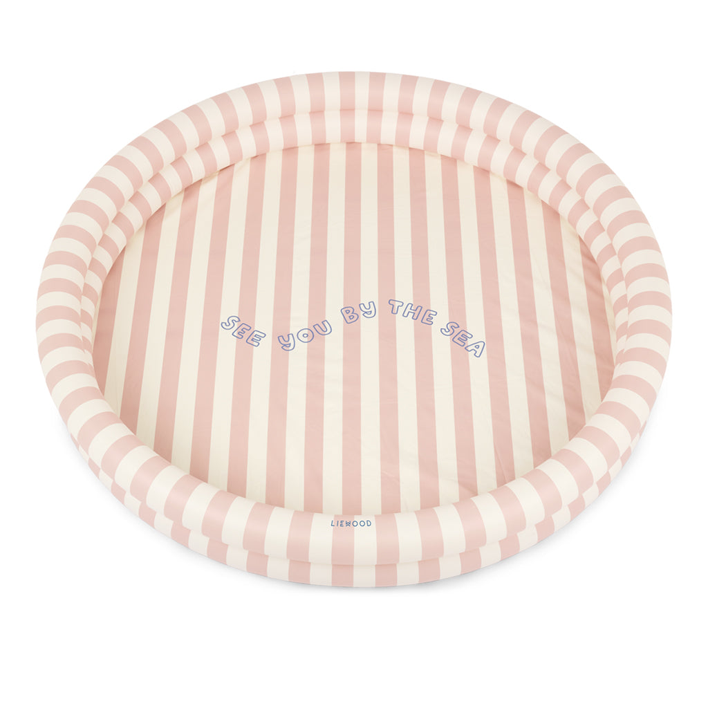 Liewood Jean Pool, Ø: 120 cm - See You by the Sea/Stripe Sorbet Rose