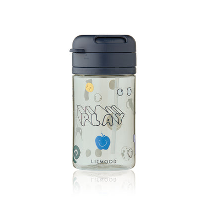 Liewood Pavia Tritan Sugerørskop 500ml, Play/ Dusty Peppermint