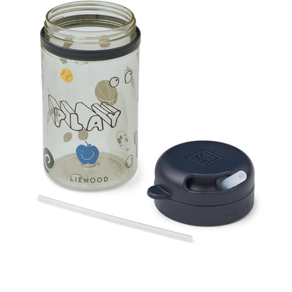 Liewood Pavia Tritan Sugerørskop 500ml, Play/ Dusty Peppermint