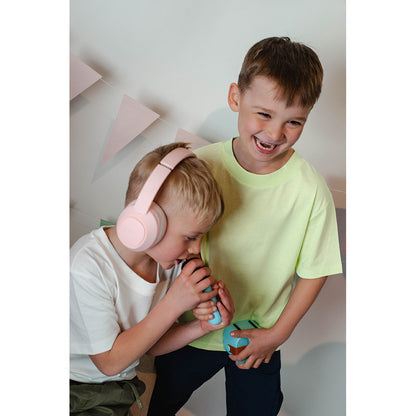 Lalarma Hybrid Active Noise-Cancelling Headphones for Kids - Pink