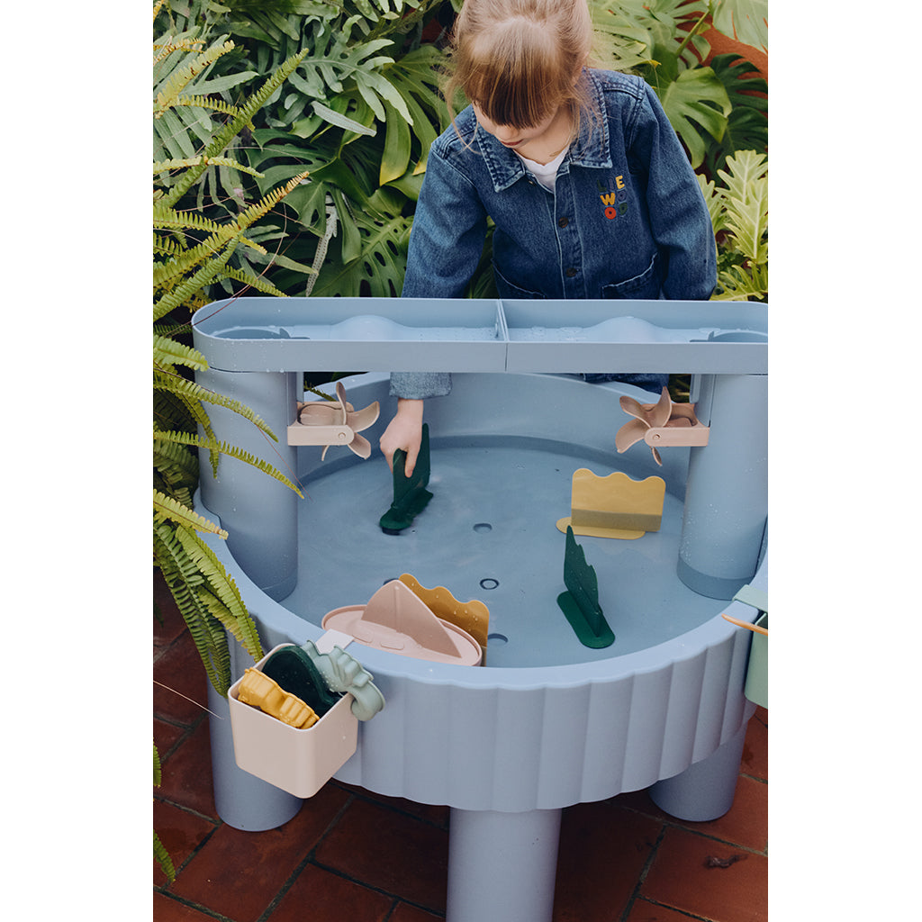 Liewood Sepp Activity Table, Sand and Water Toy - Beach Blue Multi Mix