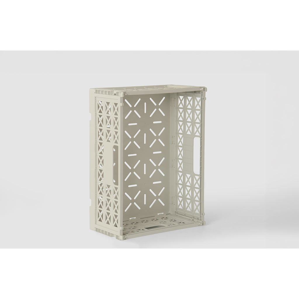 Gergerland Folding Crate, Size 2 - Light Gray