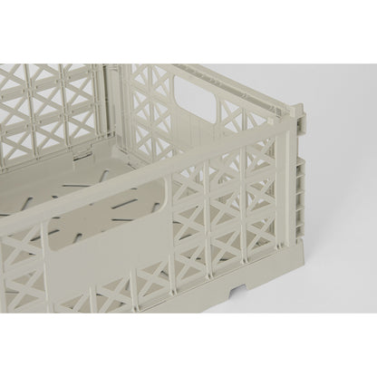 Gergerland Folding Crate, Size 2 - Light Gray