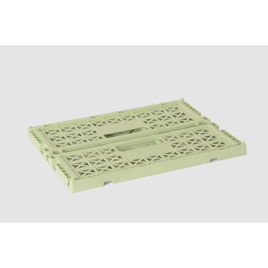 Gergerland Folding Crate, Size 2 - Lime Cream