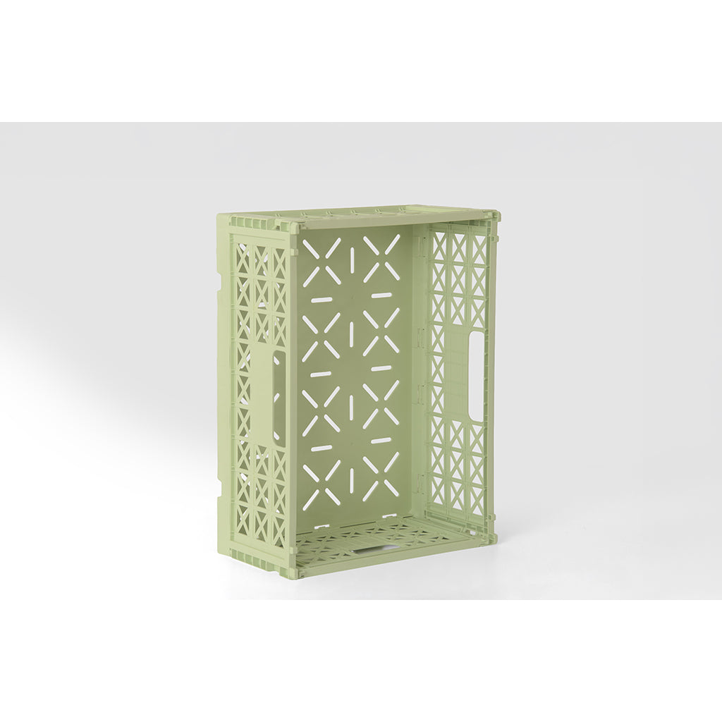 Gergerland Folding Crate, Size 2 - Lime Cream