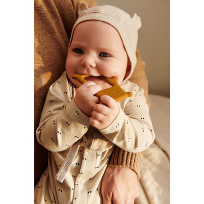 Liewood Teething Ring, Jonathan, 2-Pack - Sandy/Golden Caramel