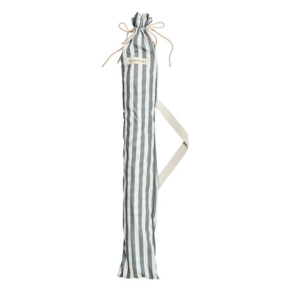 Sunnylife Luxe Beach Umbrella, UP50+ Factor - Seagrass Stripe