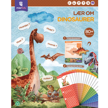 mierEdu Magnetic Playset – Learn About Dinosaurs