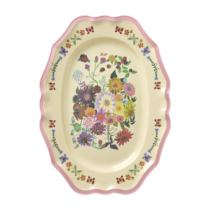 Rice Melamine, Small Vintage Serving Tray, Pink – Nathalie Lété Print