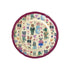 Rice melamin vintage sidetallerken bordeaux Nathalie Lété print