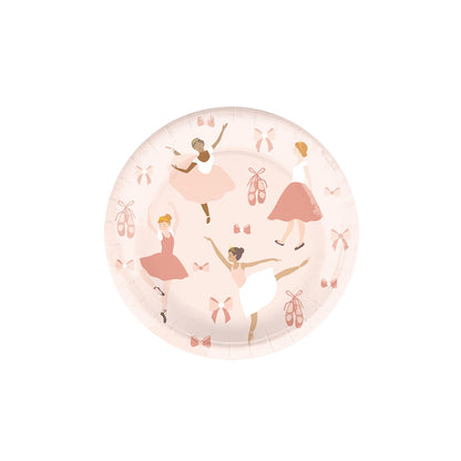 My Little Day Paper Plates, Set of 8 - Ballerina Design