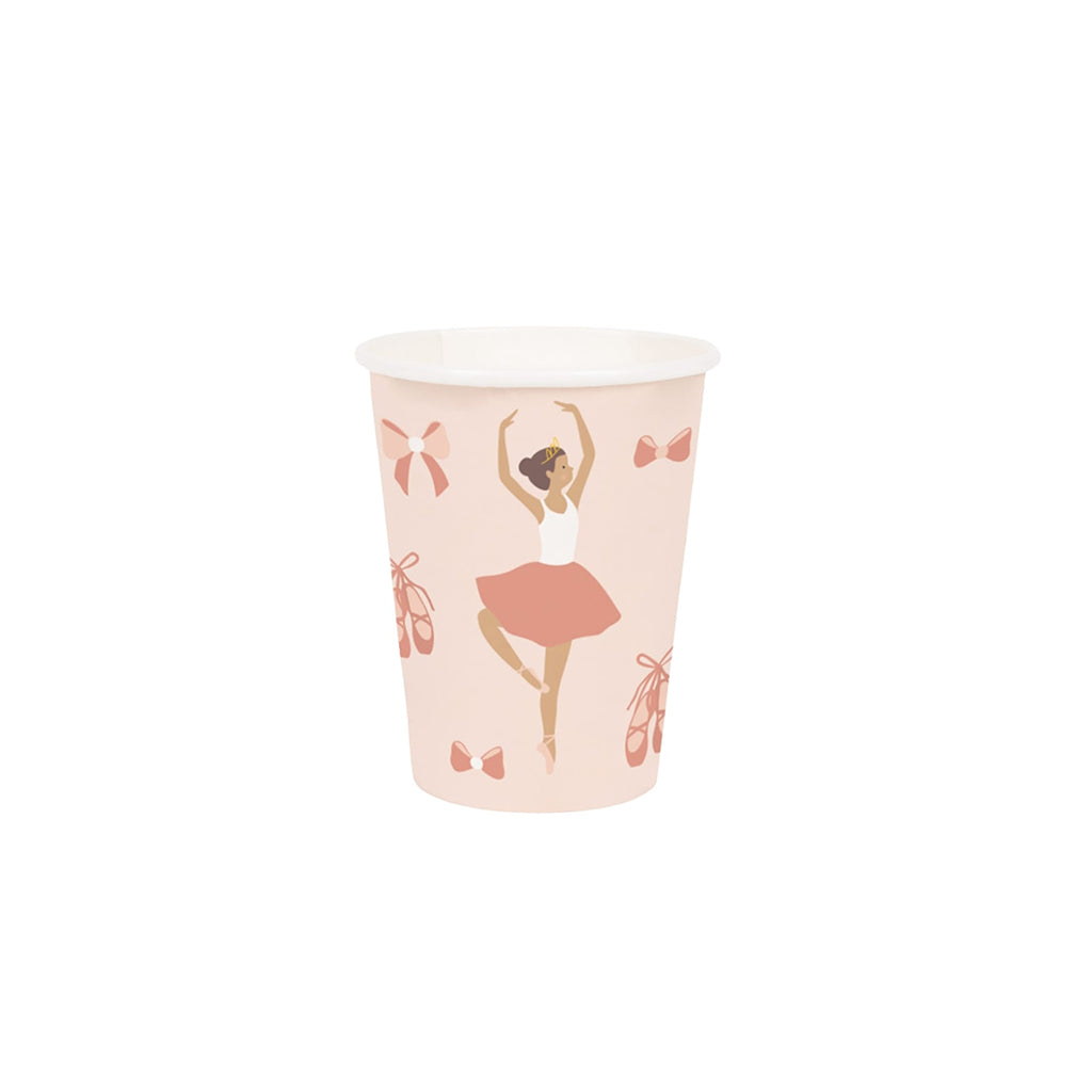 My Little Day Paper Cups, Set of 8 - Ballerina