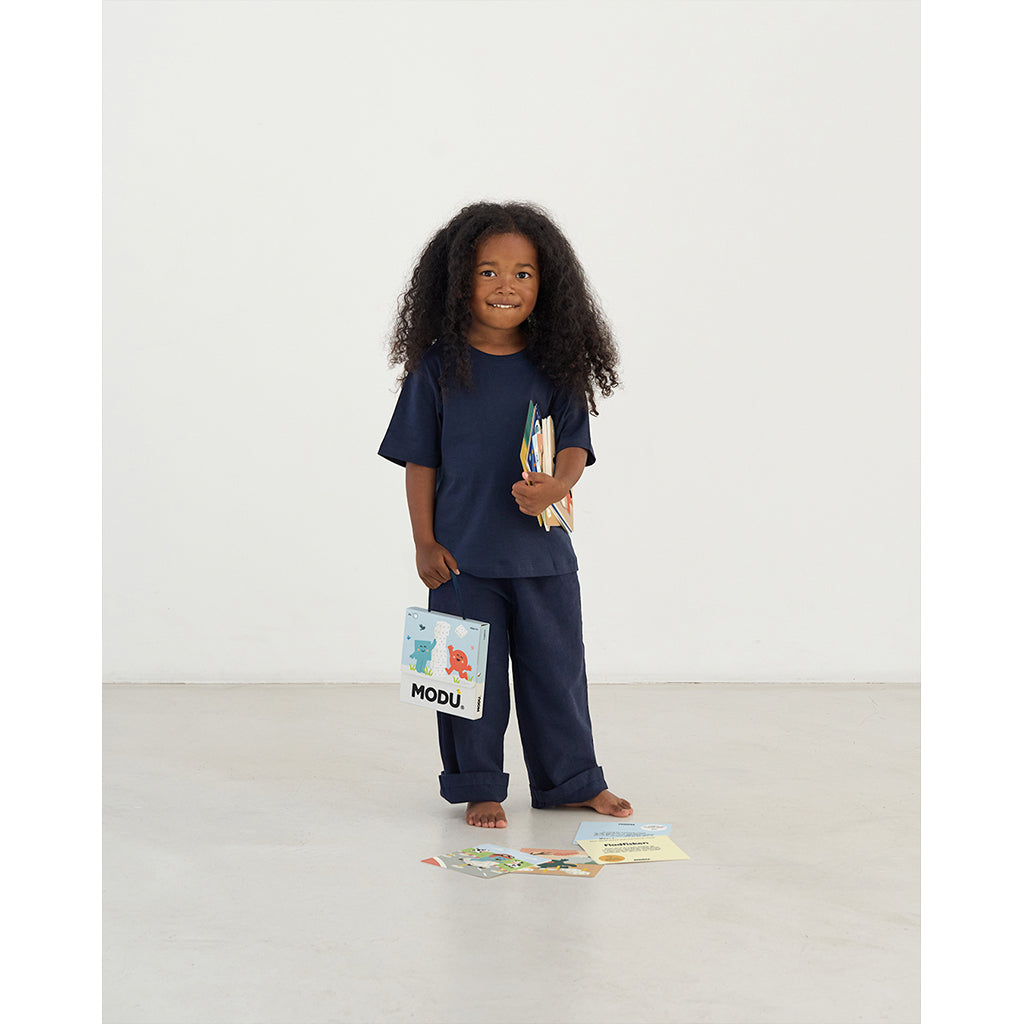 Modu Play Cards, 20 Game Ideas for Use with Modu Blocks (sold separately)